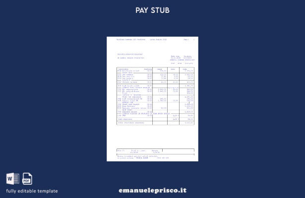 modello di busta paga Kaufland Romania SCS stile verificato